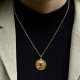 Chaîne 4 - or 18k - pour médaille de 21 à 24 mm