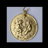 Medaille gemeaux or