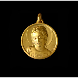 Médaille Vierge Baptême