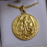 Médaille st michel or
