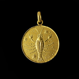 Médaille Signe du Zodiaque "Le Cancer 1"
