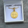 medaille bapteme croix