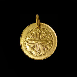 medaille de bapteme or