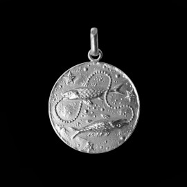 Médaille Signe du Zodiaque "Les Poissons 1"