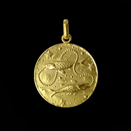 Médaille signe du zodiaque - Les Poissons 1