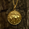 medaille zodiaque taureau