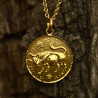 medaille zodiaque taureau