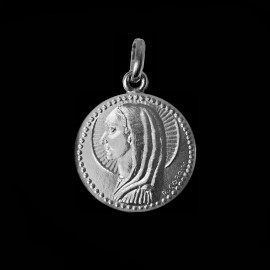 medaille bapteme vierge