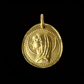 medaille bapteme vierge