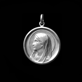 medaille vierge bapteme paris