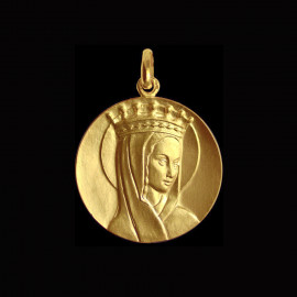 medaille vierge or