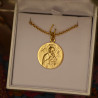 medaille vierge enfant
