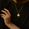 medaille or femme