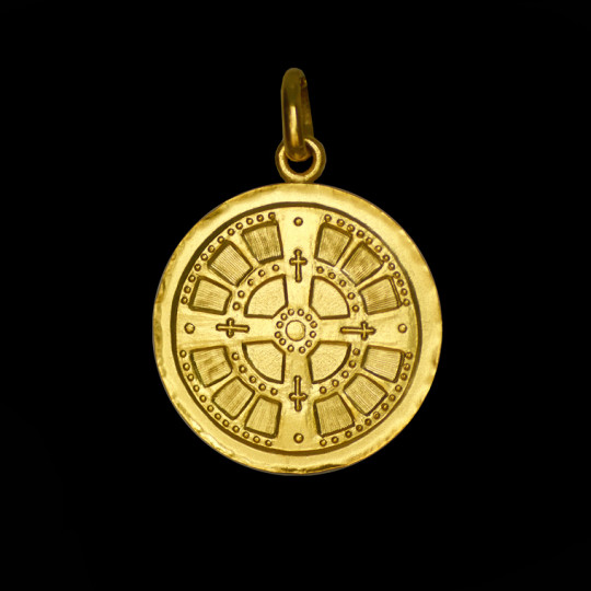 médaille croix baptême
