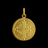 medaille bapteme or