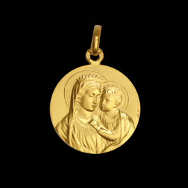 médaille Vierge couronnée à l'enfant