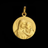 médaille Vierge couronnée à l'enfant