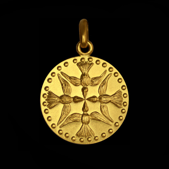médaille colombe st esprit 