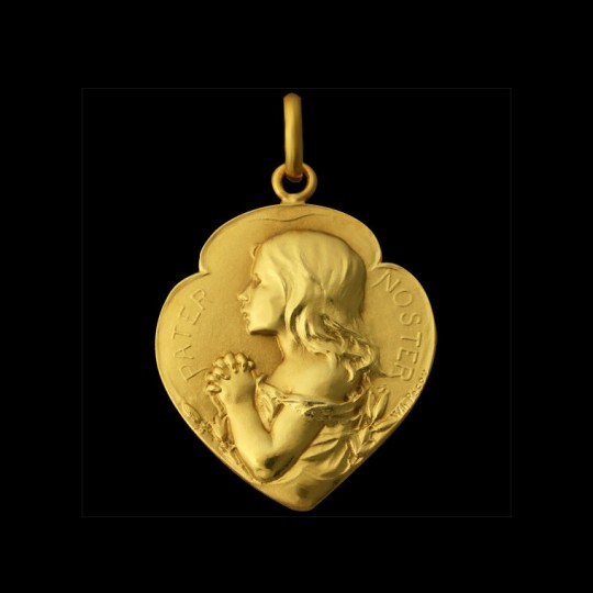 pendentif or vierge