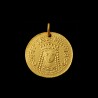 medaille de bapteme or