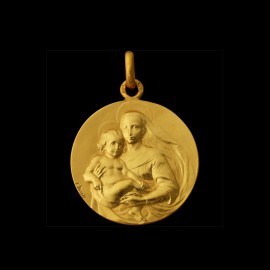 Médaille de bapteme vierge