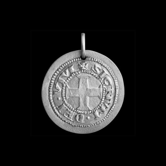 medaille de bapteme croix