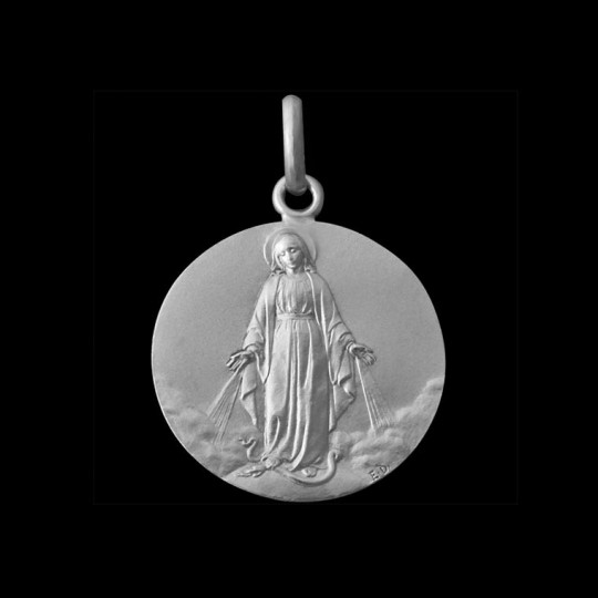 Medaille bapteme Vierge Miraculeuse