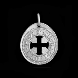 medaille de bapteme croix