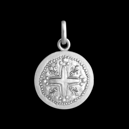 médaille de baptême croix
