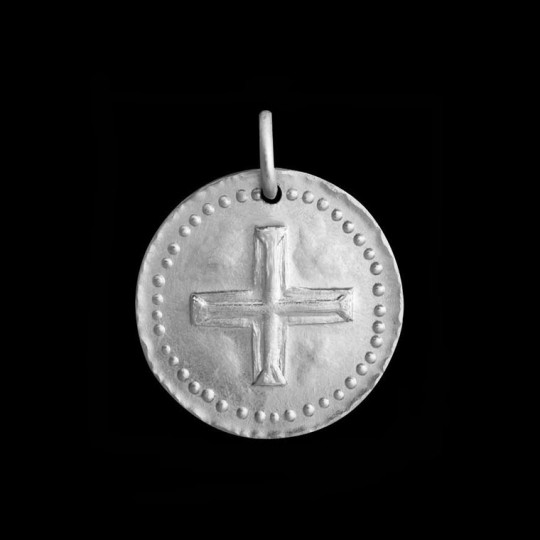 médaille de baptême croix