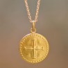 medaille de bapteme croix