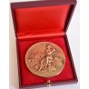 Ecrin médaille rouge bordeaux