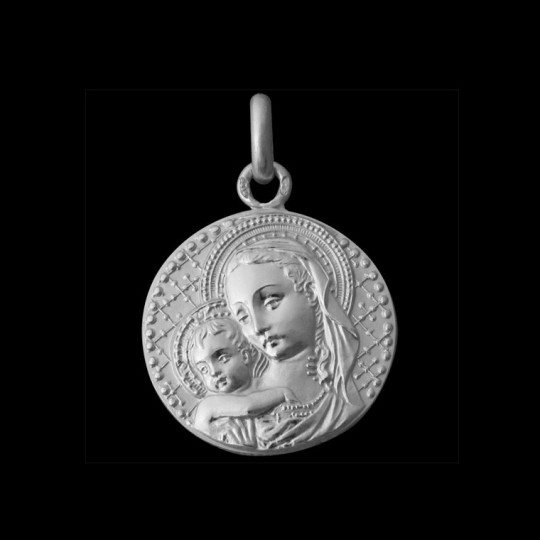 medaille bapteme vierge