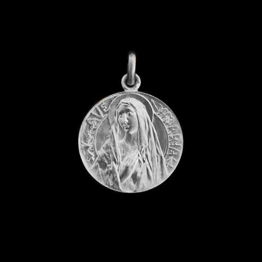 medaille bapteme vierge