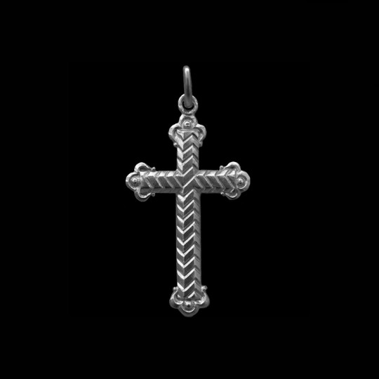 Croix argent Bapteme