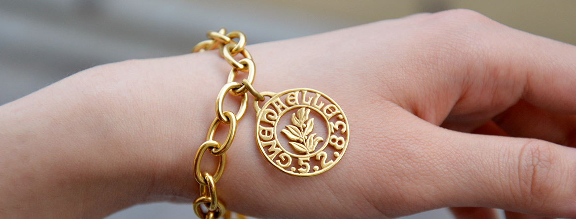 bracelet or massif paris creation solid gold