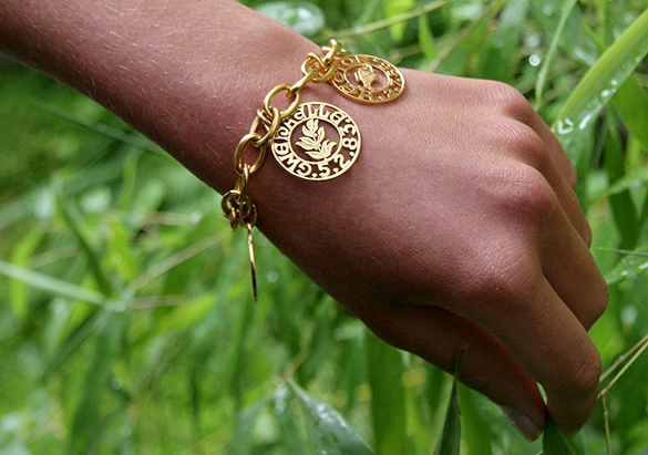 bracelet or massif solid gold creation paris