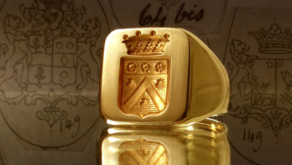 Heraldic engraving