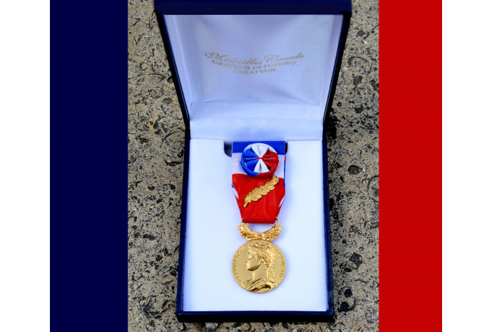 Remise de fin d'année de Médailles d'honneur du travail, decembre 2020 -