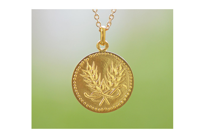 Médaille Canale - Epi double entrelacé