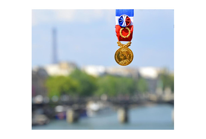 Gravure sur Médaille d'Honneur du Travail